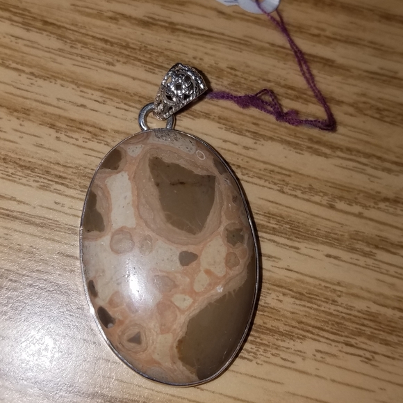 New Sterling silver Stomalite pendant - Picture 8 of 8